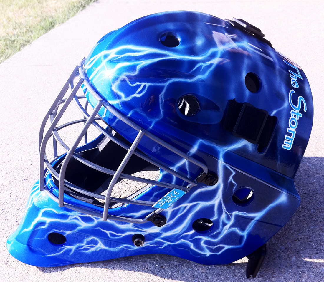 Catchers Helmet Airbrush