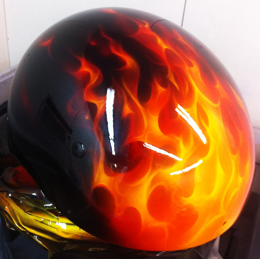 Real fire paint jobs motorcycles